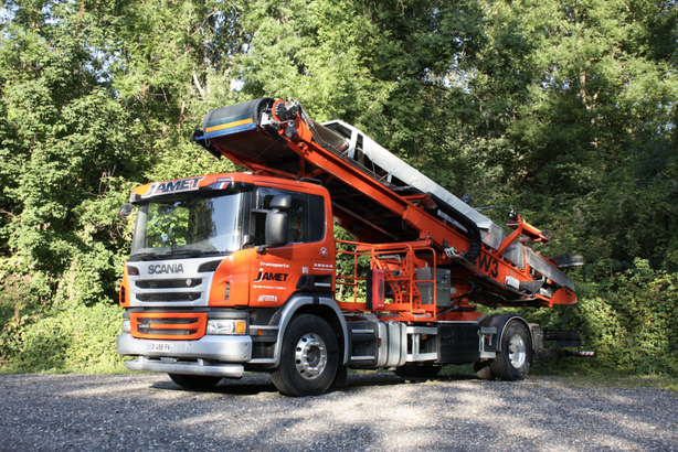 Un camion des Transports Jamet